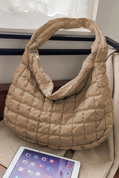 Evergreen Elegance Quilted Carryall