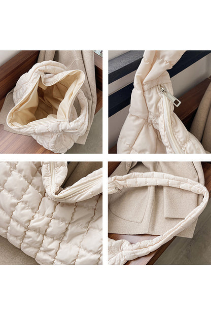 Evergreen Elegance Quilted Carryall