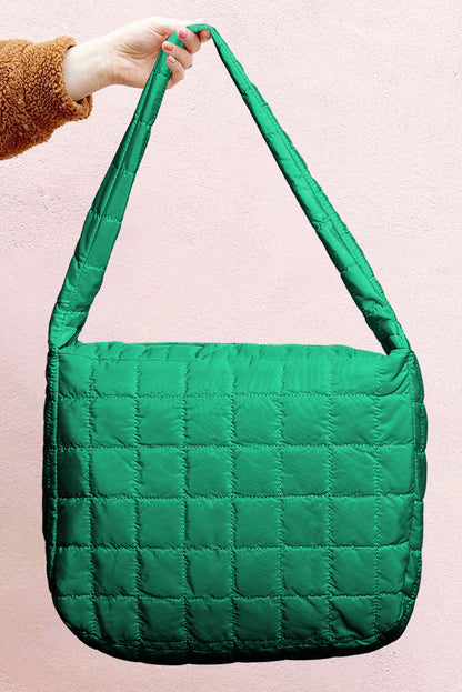 Evergreen Elegance Quilted Carryall